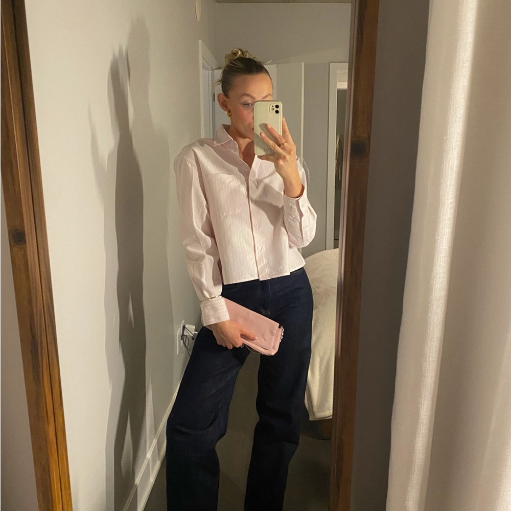 Women's Pinstripe Blouse